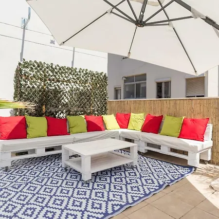 Ma1b-apt Next To Center, 2 Chillout Areas-palms Apartment